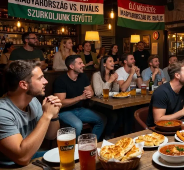 Sportközvetítés baráti társasággal nálunk